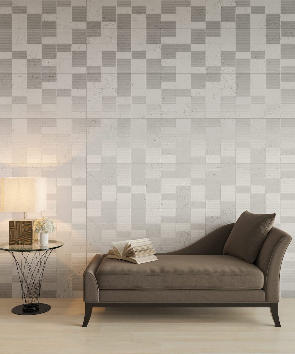 Phòng ngủ trở nên sang trọng hơn nhờ gạch trang trí ốp tường từ Divo Ceramica